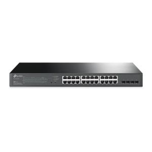 Коммутатор TP-Link SMB TP-Link TL-SG2428P JetStream Smart с 24 гигабитными портами PoE+ и 4 портами SFP