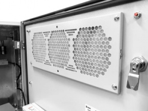 Шкаф коммутационный ЦМО (ШТВ-Н-6.6.5-4ААА-Т1) настенный 6U 600x500мм пер.дв.металл несъемн.бок.пан. 57кг серый уличный всепогодный с кондиционером с н