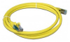 Патч-корд Lanmaster LAN-PC45/S6A-1.5-YL FTP RJ-45 вил.-вилка RJ-45 кат.6A 1.5м желтый LSZH