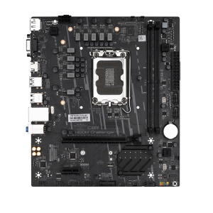 CBR H610M Challenger {Socket 1700, 2*DDR4, mATX, VGA+HDMI+DP, 1*PCIEx16/1*PCIEx1/1*M.2, 3*SATA3, 4*USB2+2*USB3, Glan}