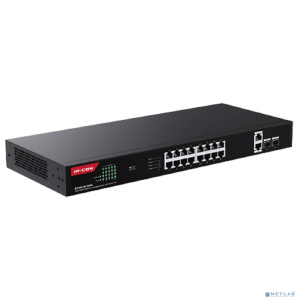 IP-COM G1120P-16-250W Неуправляемый PoE коммутатор с 16 Гигабитными портами PoE и 2 SFP портами