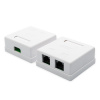 Розетка накладная RJ45 2P ATCOM Розетка накладная RJ45 2P ATCOM