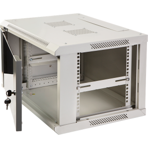 Шкаф Шкаф настенный серии Pro, 6U 600x450, стеклянная дверь