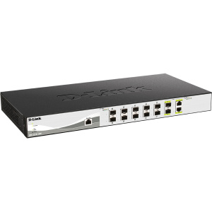 Коммутатор D-LINK Коммутатор/ DXS-1210-12SC Smart L2+ Switch 10x10GBase-X SFP+, 2xCombo 10GBase-T/SFP+, CLI, RJ45 Console