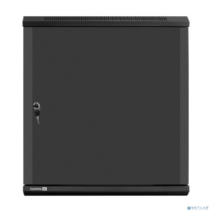 Exegate EX298621RUS Шкаф телекоммуникационный 19" настенный 12U ExeGate EC-WM-12U.450.M.BLACK (19”, 12U, 600x450x635mm (ШхГхВ), передняя дверь металл,
