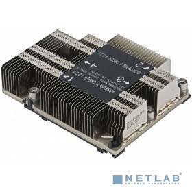Supermicro SNK-P0067PD Радиатор для процессора в корпус 1U и в сокет LGA3647-0, рассеивает до 140Вт тепла
