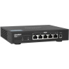 Коммутатор/ QNAP QSW-1105-5T 5-Port RJ-45 Unmanaged 2.5Gbps fanless switch, Switching Capacity 25Gbps