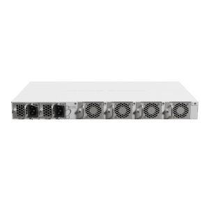 Коммутатор MIKROTIK CRS518-16XS-2XQ 16xSFP28 25Гб, 2xQSFP28 100Гб, 1xRJ45 100Мб, коммутация до 1.2Тб, RouterOS
