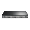 Коммутатор TP-Link Коммутатор/ 48-port Gigabit PoE+ L2+ switch, 48 802.3af/at PoE+ ports, 4 Gb SFP slots, 1 RJ-45 + 1Micro-USB console ports, 348W PoE budget Коммутатор TP-Link Коммутатор/ 48-port Gigabit PoE+ L2+ switch, 48 802.3af/at PoE+ ports, 4 Gb SFP slots, 1 RJ-45 + 1Micro-USB console ports, 348W PoE budget
