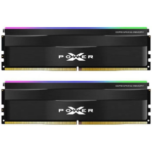 Память DDR5 2x32GB 5600MHz Silicon Power SP064GXLWU560FDF Xpower Zenith RGB RTL Gaming PC5-48000 CL40 DIMM 288-pin 1.35В kit single rank с радиатором