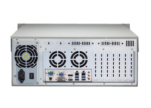 Промышленный компьютерный корпус AX61410WM-RC-NP, 4U, ATX/Micro-ATX, 7 слотов, 3 x 5.25” HDD, 1 x 3.5” HDD, 1 x 3.5'' HDD (внутренний), 2 x USB, 2 x U