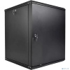 ЦМО Шкаф телекоммуникационный настенный разборный ЭКОНОМ 18U (600 x 650) дверь металл, цвет черный (ШРН-Э-18.650.1-9005)