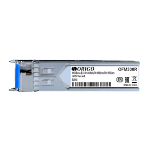 SFP-трансивер ORIGO WDM SFP-трансивер, 1000Base-BX-U (Simplex LC), Tx:1310 нм, Rx:1550 нм, для одномодового кабеля, до 10 км