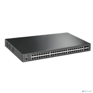 TP-Link SG3452XP Управляемый коммутатор JetStream уровня 2+ c 48 гигабитными портами PoE+ и 4 портами SFP+