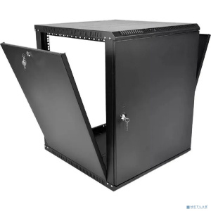 ЦМО Шкаф телекоммуникационный настенный разборный ЭКОНОМ 18U (600 x 650) дверь металл, цвет черный (ШРН-Э-18.650.1-9005)