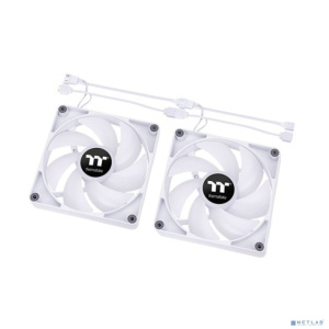 Кулер для компьютерного корпуса, Thermaltake, CT120 ARGB Sync PC Cooling Fan White, CL-F153-PL12SW-A, ARGB 120мм вентилятор, 2000об.мин, 4pin PWM/3pin