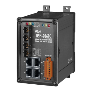 Коммутатор 4 x 10/100BaseTX, 2 x 10/100BaseFX, многомод, разъем SC, металлический корпус