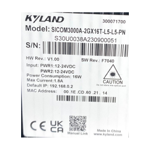 Управляемый коммутатор c 2 слотами 100/1000Base-X SFP , 16 портами 10/100Base-T(X) (разъем RJ45), два входа питания 12 В пост., 24 В пост., PROFINET