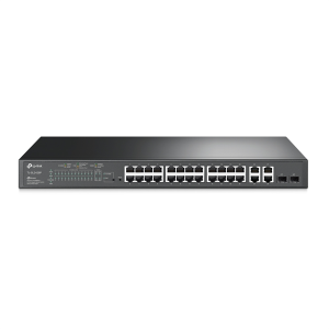 коммутатор TP-Link SL2428P, Omada™ 24-Port 10/100 Mbps + 4-Port Gigabit Smart Switch with 24-Port PoE+ коммутатор TP-Link SL2428P, Omada™ 24-Port 10/100 Mbps + 4-Port Gigabit Smart Switch with 24-Port PoE+