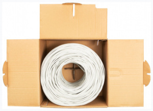 Кабель сетевой Buro BU-CCA-050FTP FTP 4 пары cat.5E solid 0.50мм CCA 305м серый