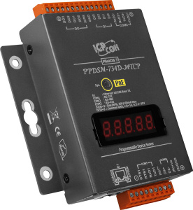 3-портовый программируемый преобразователь Modbus RTU/ASCII в Modbus TCP с возможностью питания PoE, с индикацией