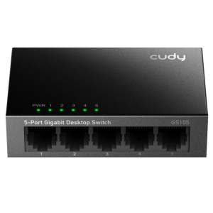 Коммутатор CUDY 5-Port Gigabit Metal Switch 8-Port Gigabit Ethernet Switch, 8 10/100/1000M RJ45 Ports, IGMP Snooping, Loop Detection/Prevention, 802.