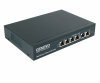 PoE Коммутатор OSNOVO SW-20600/A(80W) Passive PoE коммутатор Fast Ethernet на 6 портов. Порты: 4 х FE (10/100 Base-T, 52V 4,5(+) 7,8(–)) совместимы с