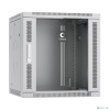 CABEUS SH-05F-12U60/60-R ШКАФ ТЕЛЕКОММУНИКАЦИОННЫЙ НАСТЕННЫЙ РАЗОБРАННЫЙ 19" 12U 600X600X635MM (ШХГХВ) ДВЕРЬ СТЕКЛО, ЦВЕТ СЕРЫЙ (RAL 7035)