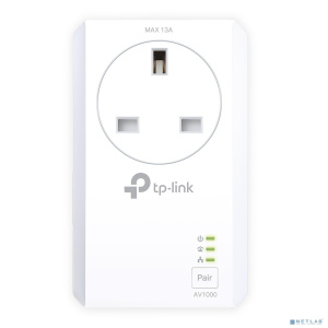 TP-Link TL-PA7027P KIT AV1000 Комплект гигабитных Powerline-адаптеров со встроенной розеткой