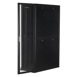 Серверный шкаф SMARTWATT Серверный шкаф Rack S-Series 42U 600x1200мм, двери с перфорацией, боковые панели 4шт и ролики в комплекте, черный (4512020620