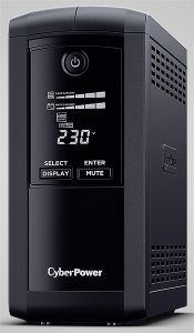 Источник бесперебойного питания Cyberpower VP700ELCD Line-Interactive 700VA/390W USB/RS-232/RJ11/45 (4 EURO)