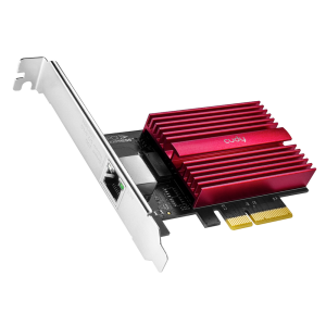 Адаптер беспроводной связи (Wi-Fi) CUDY 10G PCI Express Adapter Marvell AQC113 10Gbps PCI Express Adapter, Marvell AQC113R, 10G/5G/2.5G/1000M/100M/10