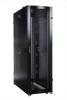 Шкаф ЦМО Шкаф серверный ПРОФ напольный 48U (600x1200) дверь перфор. 2 шт., черный, в сборе