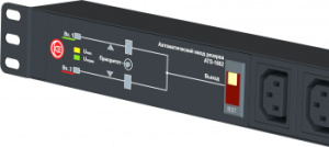 АВР Elemy ATS-1602 1U 19" ввод:2xIEC C14 выход:6xSchuko8A черный