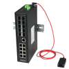 Промышленный PoE коммутатор Gigabit Ethernet OSNOVO SW-808010/ILS(port 90W,720W) ПРОЕКТНАЯ МОДЕЛЬ, ЦЕНЫ ПО ЗАПРОСУ; Промышленный управляемый (L2+) Ult