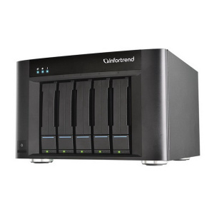 Платформа СХД Infortrend EonStor GSe Pro 200 5bay, High IOPS Solution, desktop cloud-integrated unified storage, including: Intel D1517, 2x4GB, 2x 10G