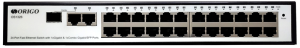 Коммутатор ORIGO Smart Managed Switch 24x100Base-TX, 1x1000Base-T, 1xCombo 1000Base-T/SFP, 19" w/brackets
