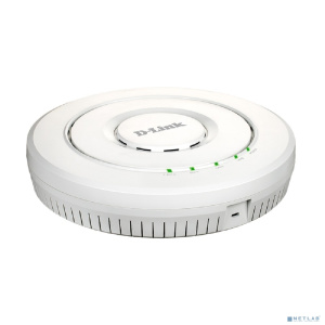 D-Link DWL-8620AP/A1A Беспроводная двухдиапазонная унифицированная точка доступа AC2600 Wave 2 с поддержкой MU-MIMO, PoE и 4 внутренними антеннами(Ада
