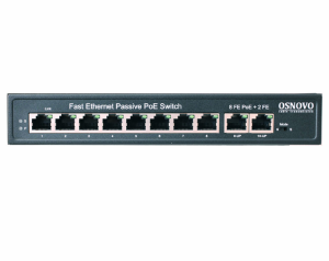 PoE Коммутатор OSNOVO SW-21000/A(120W) Passive PoE коммутатор Fast Ethernet на 10 портов. Порты: 8 х FE (10/100 Base-T, 52V 4,5(+) 7,8(–)) совместимы PoE Коммутатор OSNOVO SW-21000/A(120W) Passive PoE коммутатор Fast Ethernet на 10 портов. Порты: 8 х FE (10/100 Base-T, 52V 4,5(+) 7,8(–)) совместимы