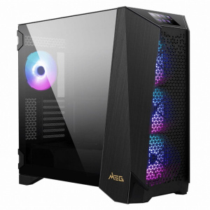 Корпус MSI MEG PROSPECT 700R Mid-Tower, E-ATX, 2xUSB 3.2, 1xUSB-C, Audio I/O, 4x140 ARGB fan, Laminated Tempered Glass, (41556) Заказ от $ 1000
