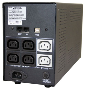 Источник бесперебойного питания Powercom Back-UPS IMPERIAL, Line-Interactive, 2000VA/1200W, Tower, 6*IEC320-C13 (2 surge & 4 batt), USB (671480)