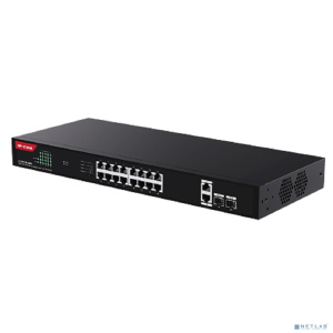 IP-COM G1120P-16-250W Неуправляемый PoE коммутатор с 16 Гигабитными портами PoE и 2 SFP портами