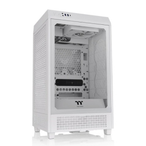 Корпус THERMALTAKE The Tower 200 белый без БП miniITX 11x120mm 5x140mm 2xUSB3.0 1xUSB3.1 audio bott PSU