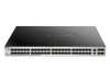 Коммутатор D-Link PROJ Управляемый L3 стекируемый коммутатор, 48x1000Base-X SFP, 2x10GBase-T, 4x10GBase-X SFP+, CLI, порт управления 1000Base-T, консо
