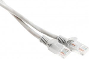 Патч-корд Premier PP12-10M 1000Гбит/с UTP 4 пары cat.5E CCA molded 10м серый RJ-45 (m)-RJ-45 (m)