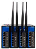 Управляемый промышленный Fast Ethernet коммутатор 2 уровня, 6 x 100M RJ45, 3 x 100M оптика, питание 2 x 9~60VDC, монтаж на DIN-рейку
