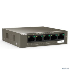 IP-COM G1105P-4-63W Коммутатор PoE неуправляемый 5-Ports 10/100/1000 Base-T / 4-Ports PoE (PoE бюджет 58W)