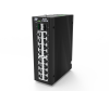 Управляемый коммутатор L2+ c 2 слотами 1/10GBase-X SFP+, 16 портами 10/100/1000Base-T(X) (разъем RJ45), два входа питания 12-57 В пост., рабочий диа