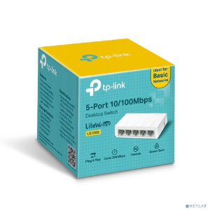 TP-Link LS1005 Настольный коммутатор с 5 портами 100 Мбит/с