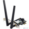 Сетевой адаптер ASUS PCE-AX3000 WiFi+Bluetooth, PCI-E, 4 (802.11n), 5 (802.11ac), 6 (802.11ax), 2976 Мбит/с, 5 ГГц, 2.4 ГГц, антенна - внешняя